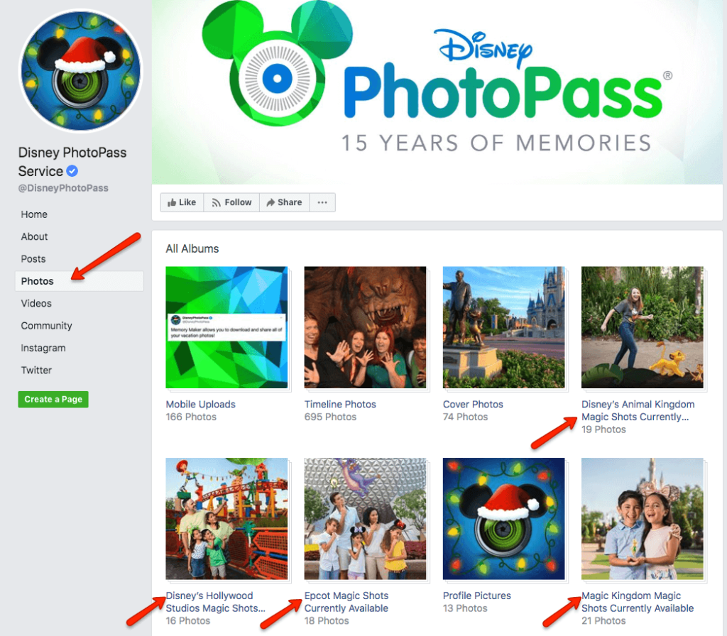 Photopass Facebook Page